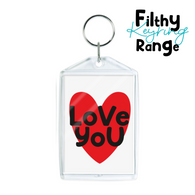 Love You Cute Keyring